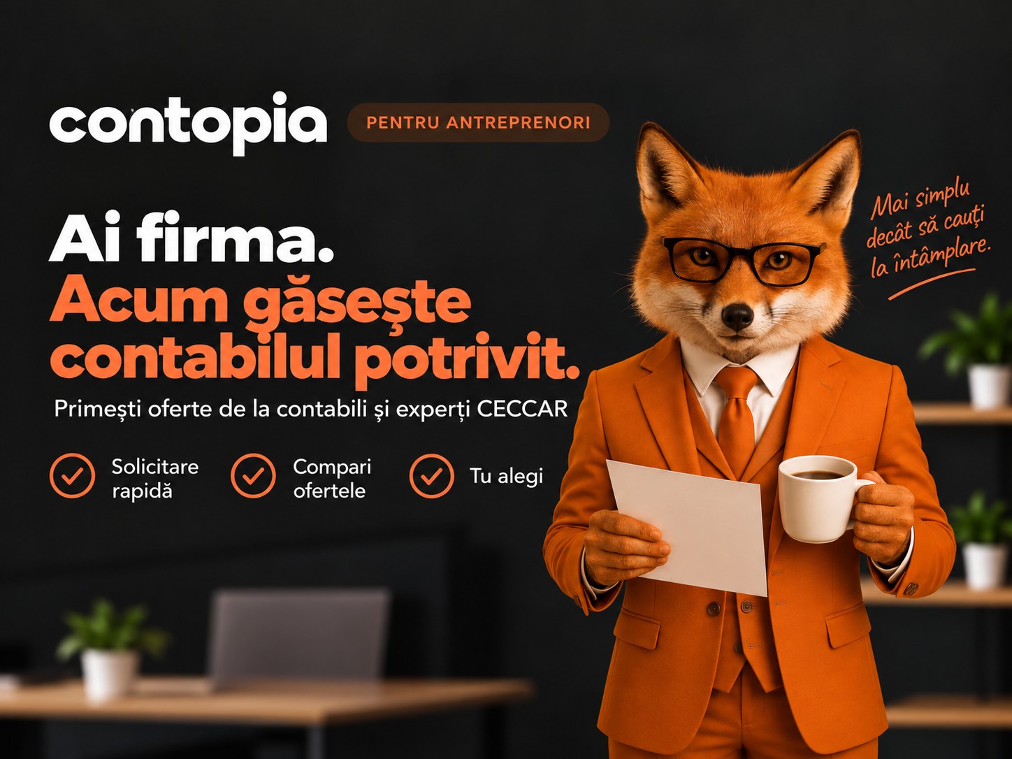 Contopia. Găsește contabilul potrivit pentru firma ta